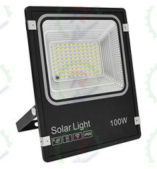 Proyector Solar ABS 100W 2.200 Lumes | Iluminación Potente