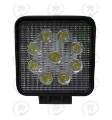 Foco LED CUADRADO 27W | Iluminación Potente para Vehículos