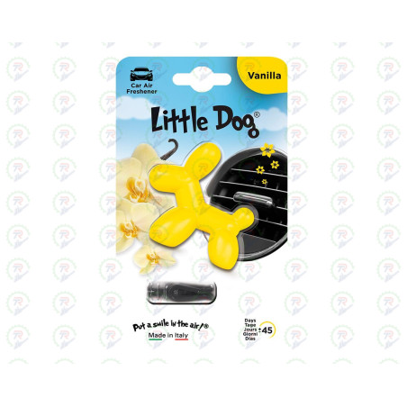 Aromatizador Little Dog Vanilla - Difusor de Fragancia Coche Nuevo