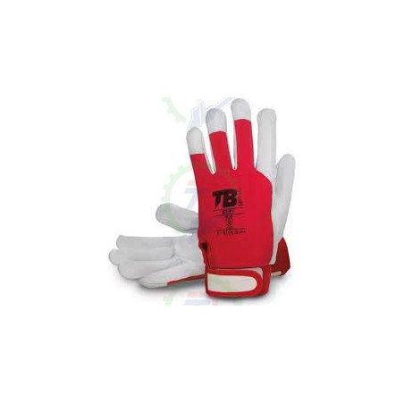Guante Trabajo Piel/Tejido TOMISA | Protección y Comodidad