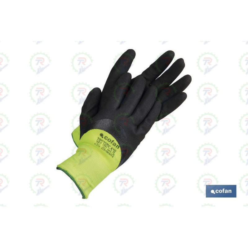 Guante Nitrilo Protección frio COFAN