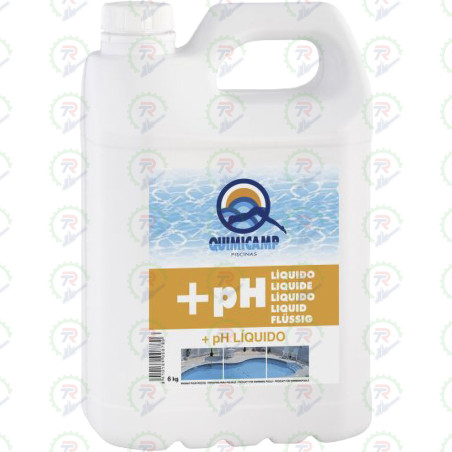 pH Líquido 6 kg Quimicamp | Incrementador de pH para Piscinas