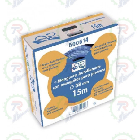 Manguera Autoflotante 15 m QP | Para Limpiafondos