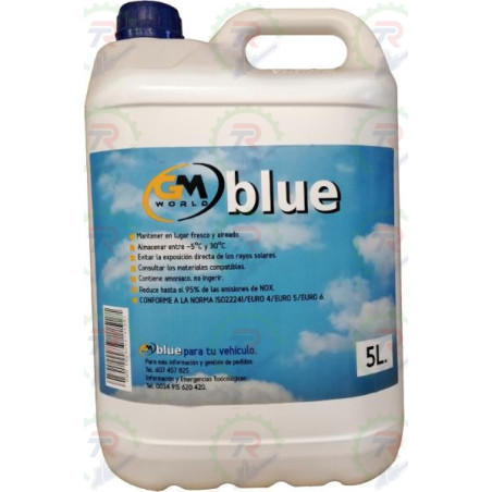 AdBlue GM WORLD 5L – Urea 32,5% para sistemas SCR