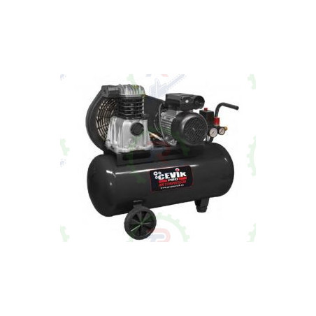 Compresor CEVIK CA-PRO50-3MC 50L 3HP transmisión por correas
