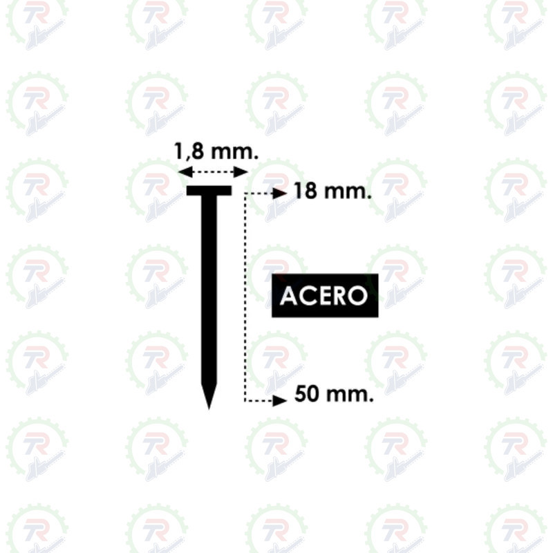 CLAVO MINI "T" ACERO