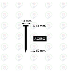 "Clavo Mini T de Acero – Resistente y Preciso para Carpintería y Clava