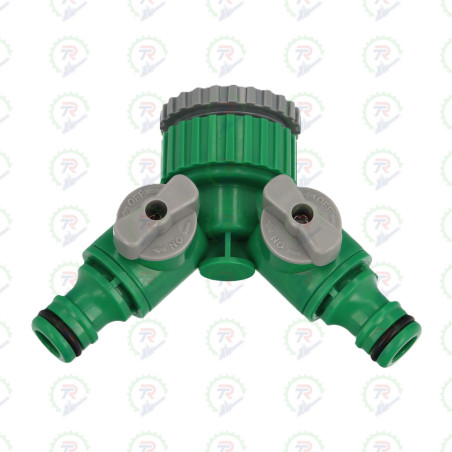 Adaptador 2 Tomas 3/4" -1"