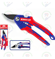 Tijera de Precisión EMTOP 8.5'' | Podadera Profesional de Jardinería