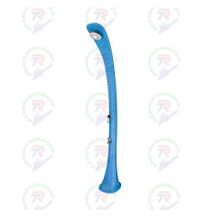 Ducha Solar 32 L KEEPER – Resina HD – Color Azul/Plateado