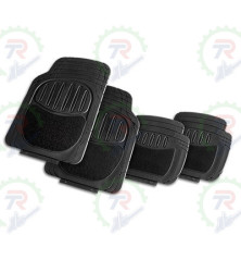 Alfombra Coche Goma Moqueta Lucca Universal 4 Piezas | Antideslizante