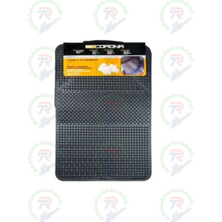Juego de 4 alfombrillas universales de goma 65×45/33×45