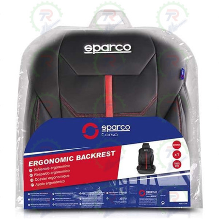 Respaldo SPC Ferrara Rojo | Soporte Lumbar Deportivo para Coche