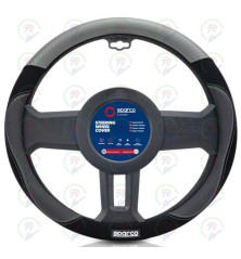 Funda Volante SPARCO S122 GRIS (SPCS122GR) – PVC Gris/Negro 37–38 cm