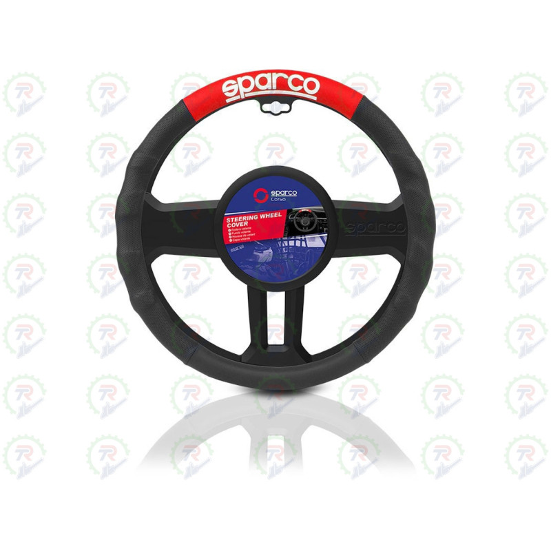 Funda de Volante Sparco C1111 Negro/Rojo