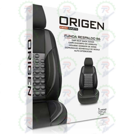 Funda Respaldo Ergonómico R6 | Soporte Lumbar para Silla