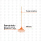 Escoba metálica para jardín curva 22 dientes + mango 48" Escoba metálica para jardín curva 22 dientes + mango 48"